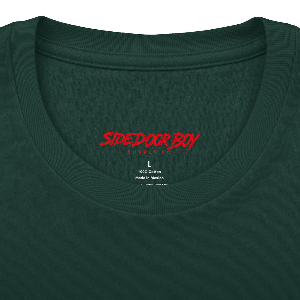 Samurai side door boy Cotton Crew Tee