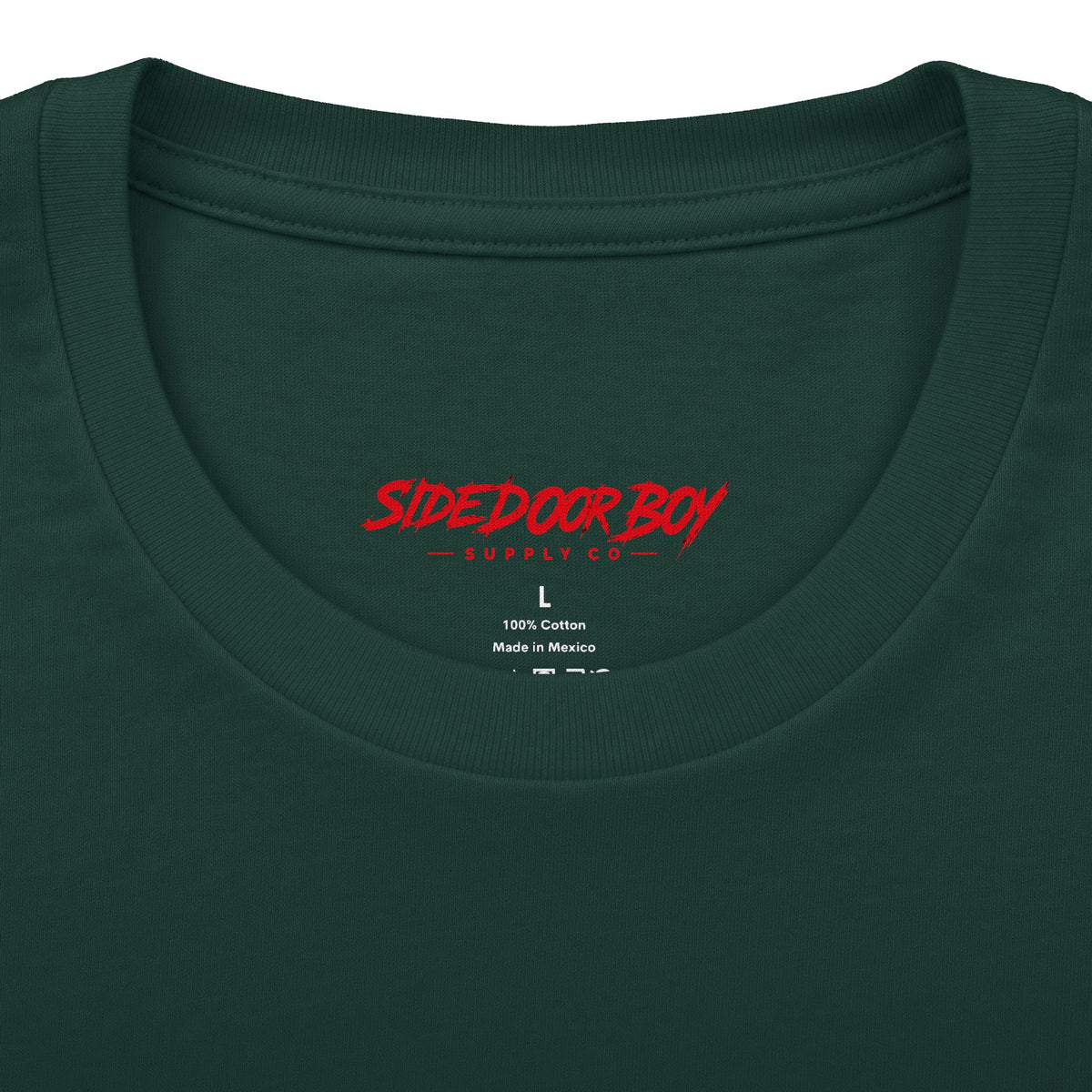 Samurai side door boy Cotton Crew Tee