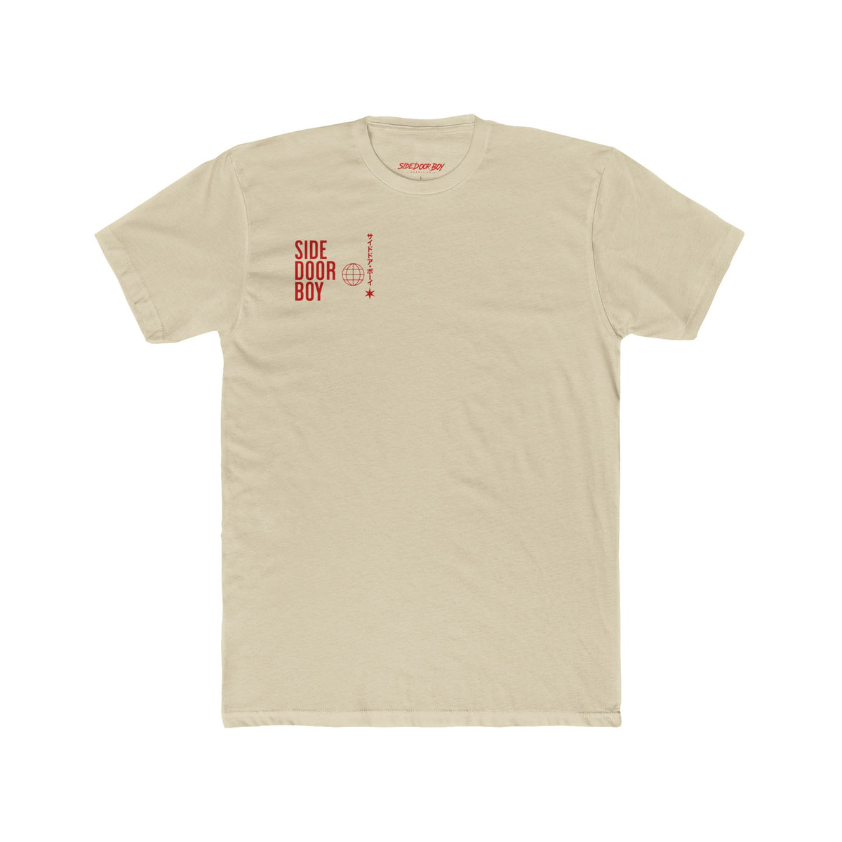 Samurai side door boy Cotton Crew Tee