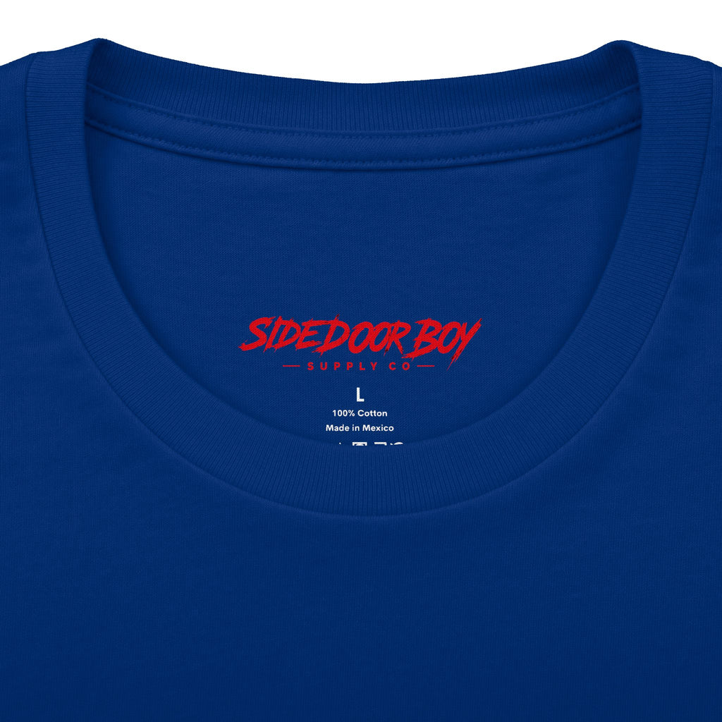 Samurai side door boy Cotton Crew Tee