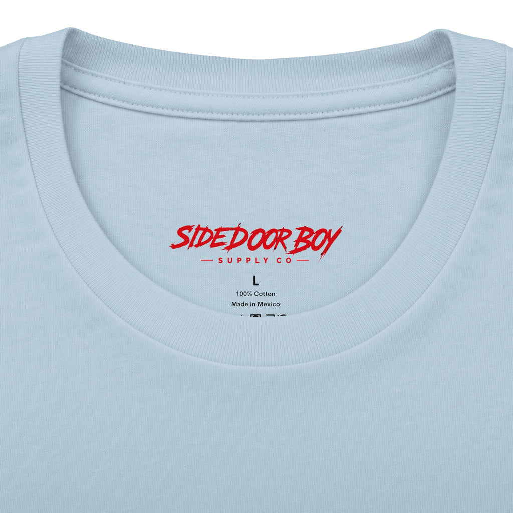 Samurai side door boy Cotton Crew Tee