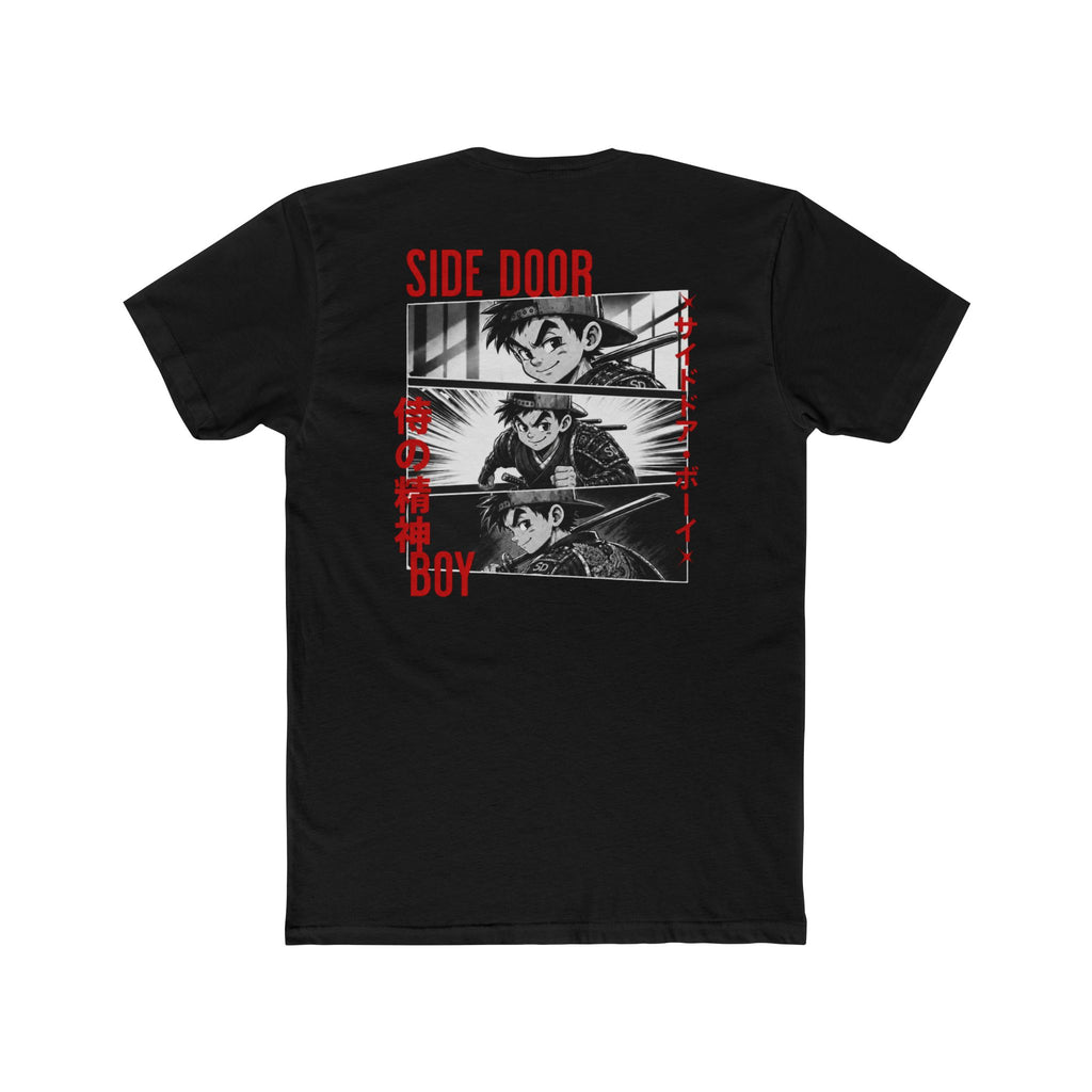 Samurai side door boy Cotton Crew Tee