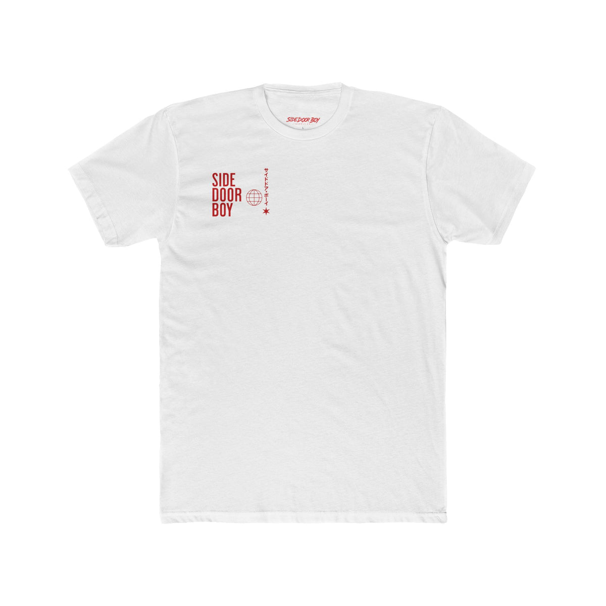 Samurai side door boy Cotton Crew Tee