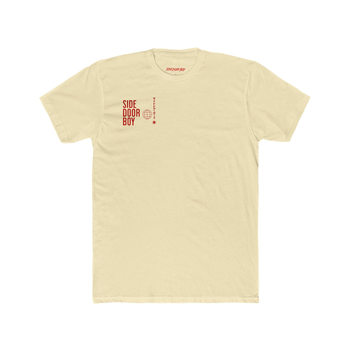 Samurai side door boy Cotton Crew Tee