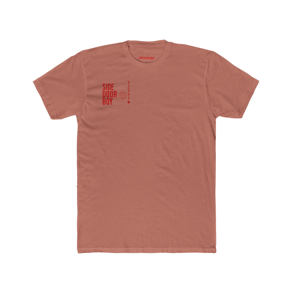 Samurai side door boy Cotton Crew Tee