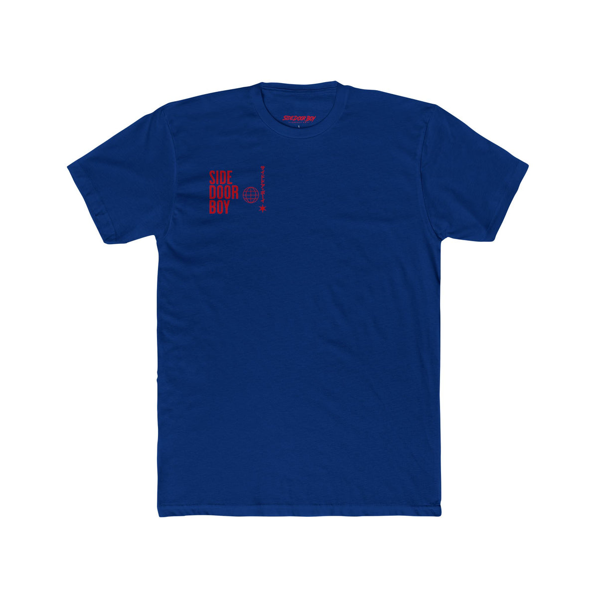 Samurai side door boy Cotton Crew Tee