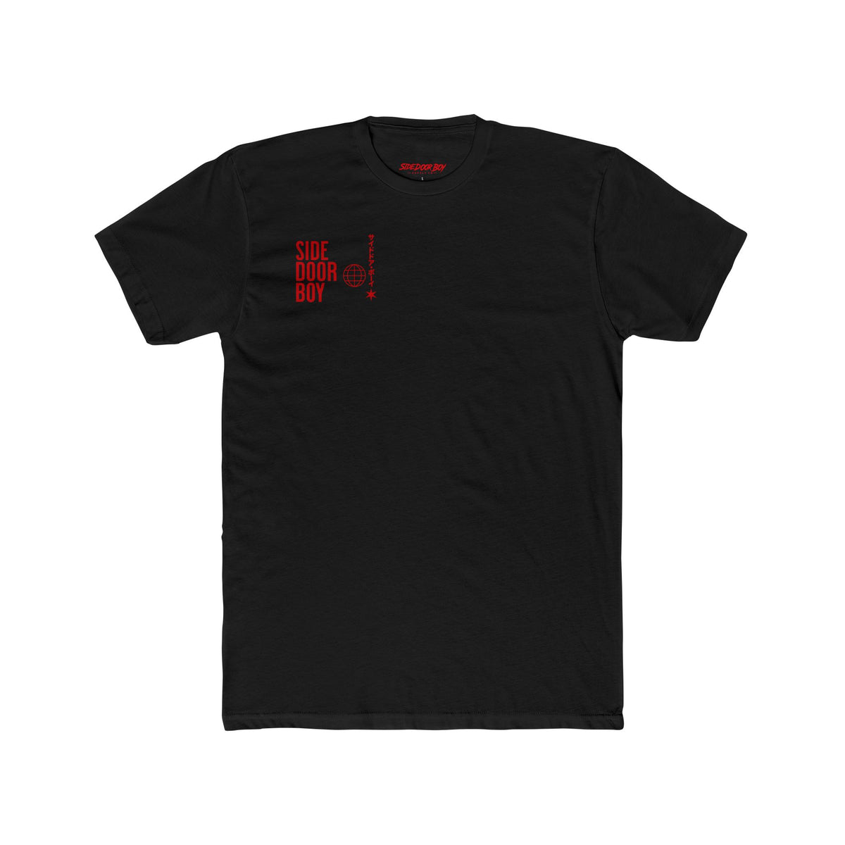 Samurai side door boy Cotton Crew Tee