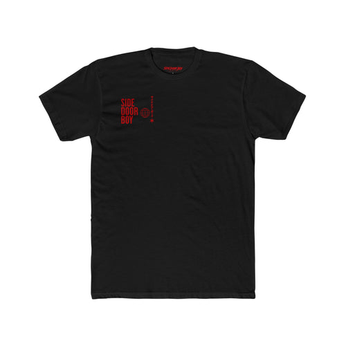 Samurai side door boy Cotton Crew Tee